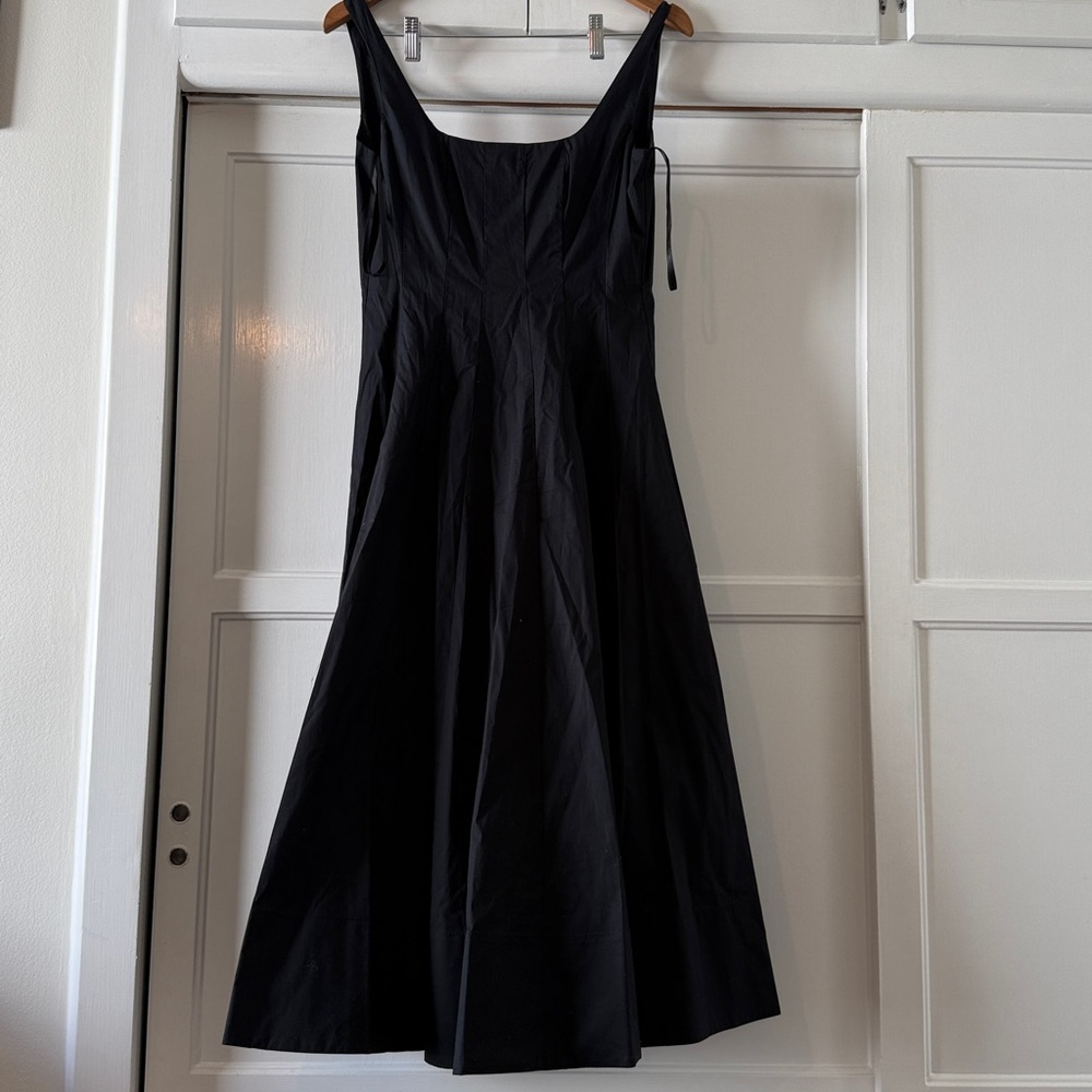 STAUD Black Ankle Length dress